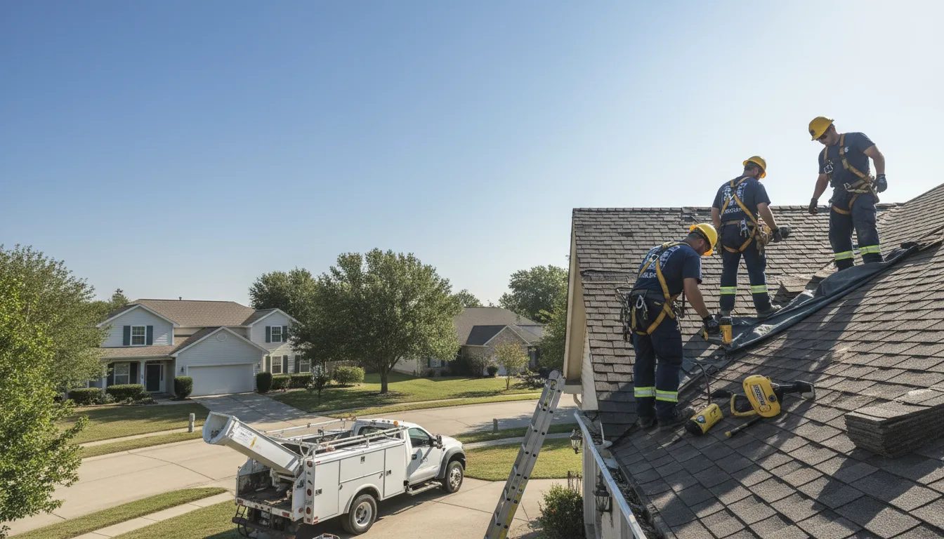 Emergency Roof Debris Removal in Montgomeryville, PA